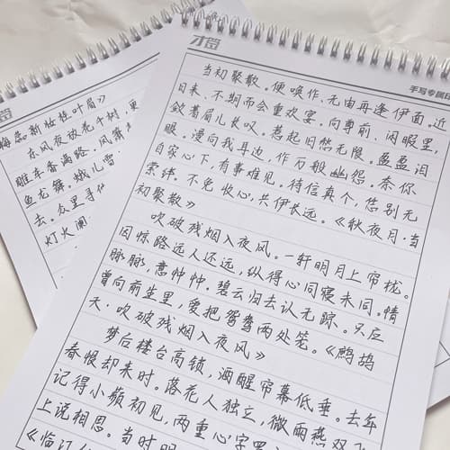 花间集墨体行楷中小学生成人练字帖 3