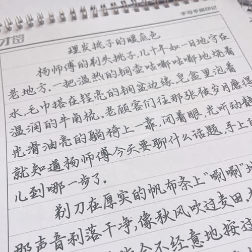 简心柔楷体行楷硬笔手写行楷书法练字硬笔书法字帖 5