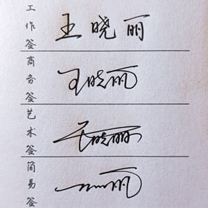 工作商务艺术简易四种风格套餐